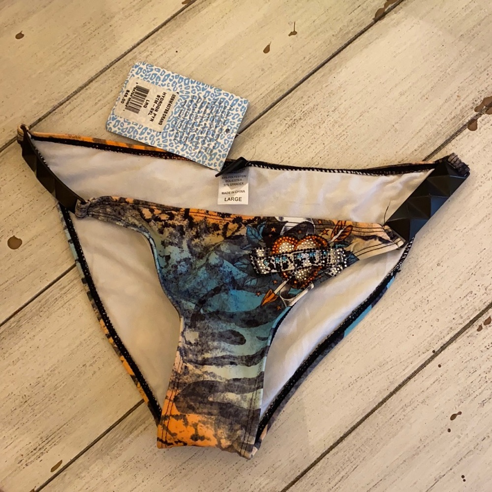 Sinful by Affliction hydrogen pyr bikini bottom